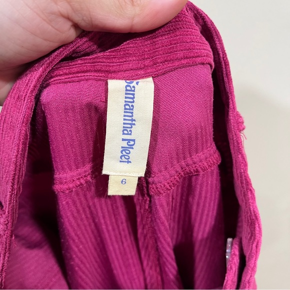 Samantha Pleet magenta corduroy pants in size 6 EUC women’s wide - Picture 7 of 9